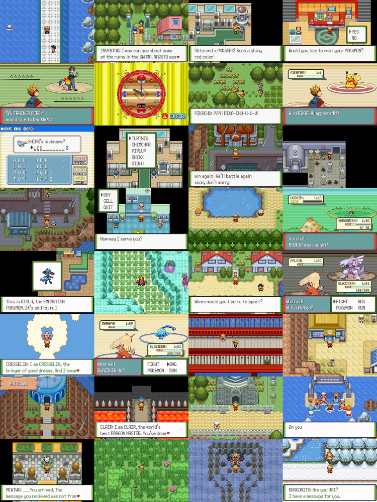 Pokemon Glazed GBA ROM Hack Video Game Custom Gameboy Advance - Image 3